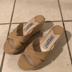 Jimmy Choo espadrille slide